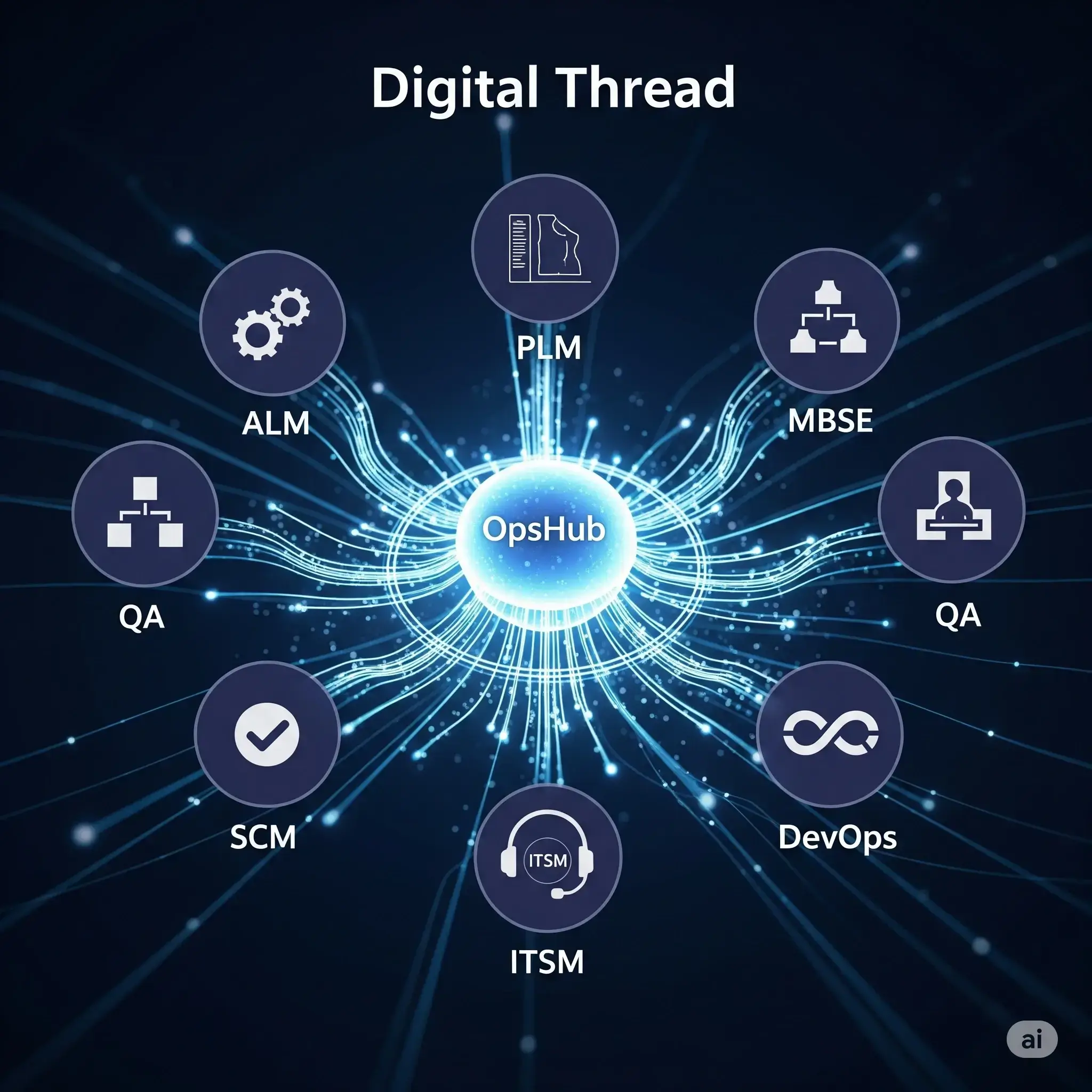 How do OpsHub software tools support DoDI 5000